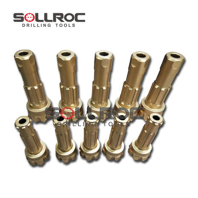 पानी के कुएं की ड्रिलिंग और खनन के लिए 4''-125mm कार्बराइज्ड स्टील DTH ड्रिल बिट्स
