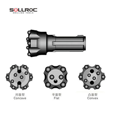 पानी के कुएं और खनन ड्रिलिंग के लिए 4 1/8'' उच्च प्रदर्शन कार्बराइज्ड स्टील DTH ड्रिल बिट्स